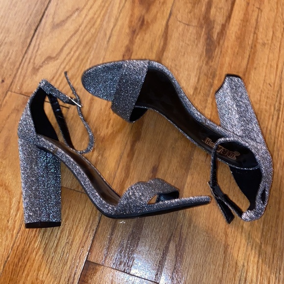 Glitter Block Heels - Picture 2 of 5